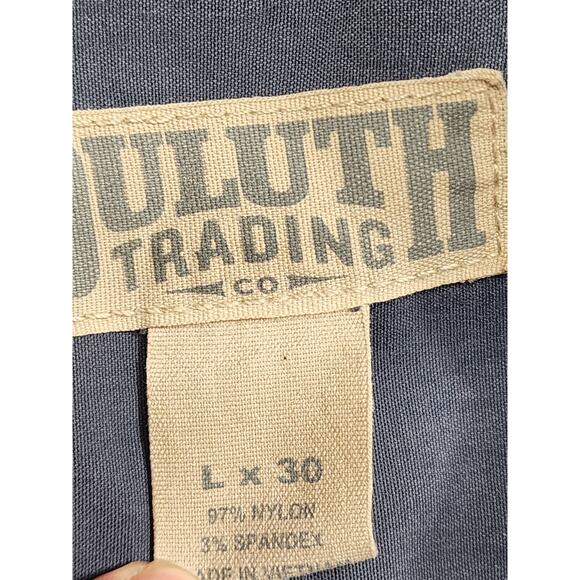 Duluth Trading Pants Mens Lx30 Workwear Blue Utility Cargo Durable Outdoor - Picture 4 of 15